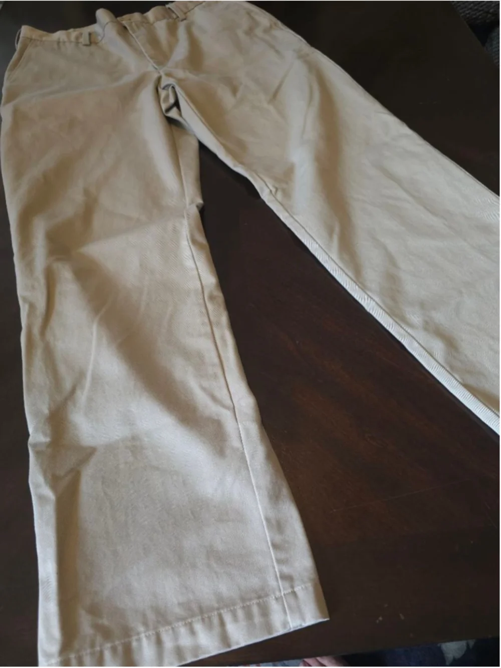 Men's IZOD Beige American Chino Beige Khakis Relaxed Slim Fit Pants Waist 36x32